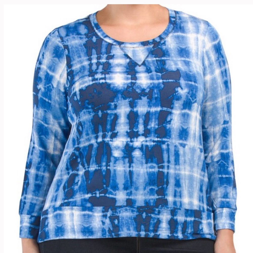 Philosophy Plus Woman’s 3 X tie-dye long sleeve